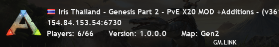 Iris Thailand - Genesis Part 2 - PvE X20 MOD +Additions - (v361