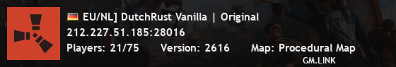 EU/NL] DutchRust Vanilla | Original