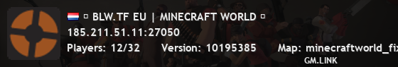 █ BLW.TF EU | MINECRAFT WORLD █