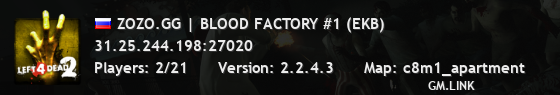 ZOZO.GG | BLOOD FACTORY #1 (EKB)