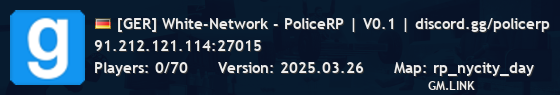 [GER] White-Network - PoliceRP | V0.1 | discord.gg/policerp