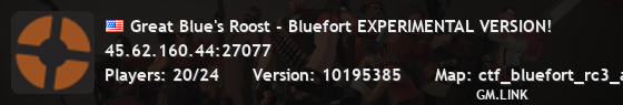 Great Blue's Roost - Bluefort EXPERIMENTAL VERSION!