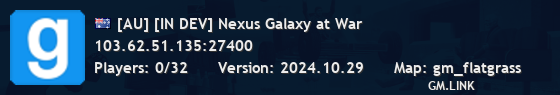 [AU] [IN DEV] Nexus Galaxy at War