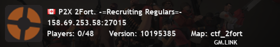 P2X 2Fort. -=Recruiting Regulars=-