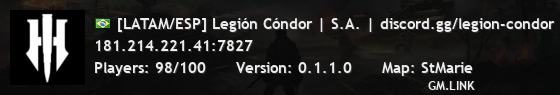 [LATAM/ESP] Legión Cóndor | S.A. | discord.gg/legion-condor
