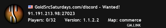 GoldSrcSaturdays.com/discord - Wanted!