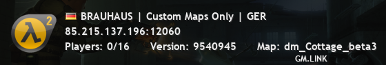 BRAUHAUS | Custom Maps Only | GER