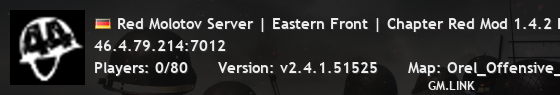 Red Molotov Server | Eastern Front | Chapter Red Mod 1.4.2 Bura