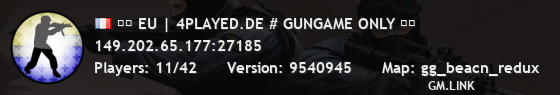 ❱❱ EU | 4PLAYED.DE # GUNGAME ONLY ❰❰