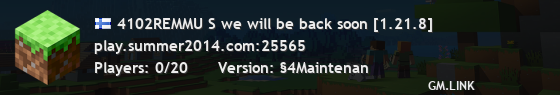 4102REMMU S we will be back soon [1.21.8]