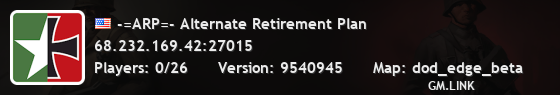 -=ARP=- Alternate Retirement Plan