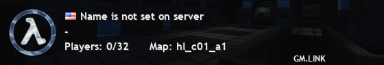 Name is not set on server