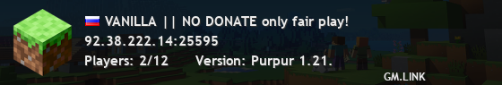 VANILLA || NO DONATE only fair play!