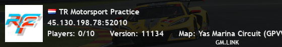 TR Motorsport Practice