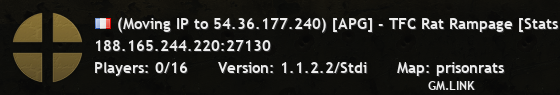 (Moving IP to 54.36.177.240) [APG] - TFC Rat Rampage [Stats|Hoo