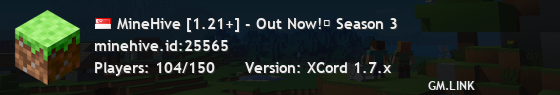 MineHive [1.21+] - Out Now!❤ Season 3