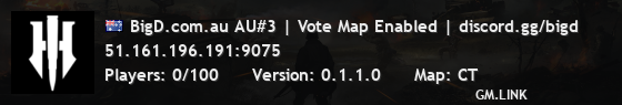 BigD.com.au AU#3 | Vote Map Enabled | discord.gg/bigd