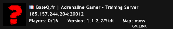 BaseQ.fr | Adrenaline Gamer - Training Server