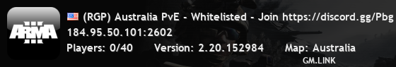 (RGP) Australia PvE - Whitelisted - Join https://discord.gg/Pbg