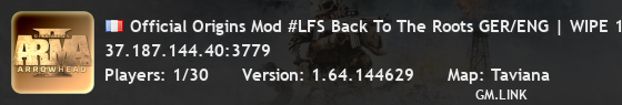Official Origins Mod #LFS Back To The Roots GER/ENG | WIPE 17.1