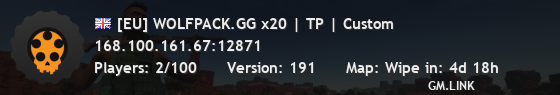 [EU] WOLFPACK.GG x20 | TP | Custom