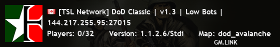 [TSL Network] DoD Classic | v1.3 | Low Bots |
