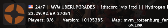 24/7 | MVM UBERUPGRADES | !discord !vip !rtd || Hydrogen Hostin