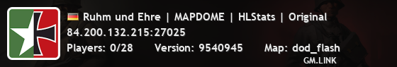 Ruhm und Ehre | MAPDOME | HLStats | Original