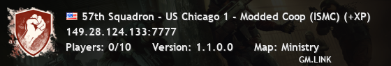 57th Squadron - US Chicago 1 - Modded Coop (ISMC) (+XP)