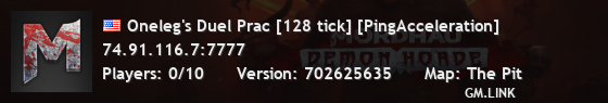 Oneleg's Duel Prac [128 tick] [PingAcceleration]