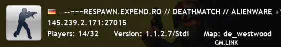 —--===RESPAWN.EXPEND.RO // DEATHMATCH // ALIENWARE +18===----