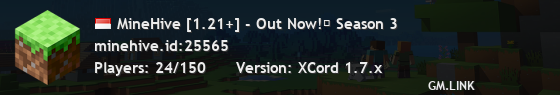 MineHive [1.21+] - Out Now!❤ Season 3