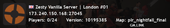 Zesty Vanilla Server | London #01