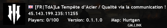[FR|TdA]La Tempête d’Acier / Qualité via la communication !