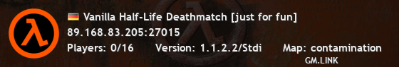 Vanilla Half-Life Deathmatch [just for fun]