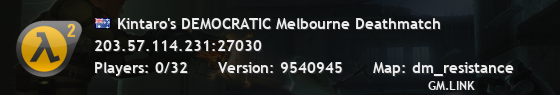 Kintaro's DEMOCRATIC Melbourne Deathmatch