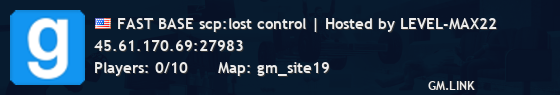 FAST BASE scp:lost control | Hosted by LEVEL-MAX22