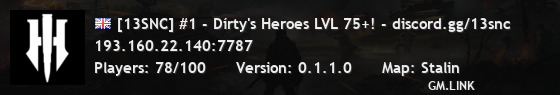 [13SNC] #1 - Dírty's Heroes LVL 75+! - discord.gg/13snc