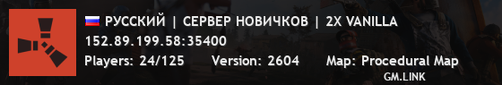 РУССКИЙ | СЕРВЕР НОВИЧКОВ | 2X VANILLA