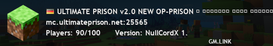 ULTIMATE PRISON v2.0 NEW OP-PRISON │ ᴄᴏᴏᴍɪɴɢ ꜱᴏᴏɴ ᴅɪꜱᴄᴏʀᴅ.ᴜʟᴛɪᴍᴀᴛᴇᴘʀɪꜱᴏɴ.ɴᴇᴛ