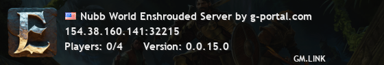 Nubb World Enshrouded Server by g-portal.com