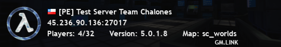[PE] Test Server Team Chalones