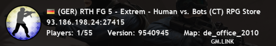 (GER) RTH FG 5 - Extrem - Human vs. Bots (CT) RPG Store