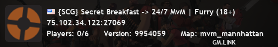 {SCG} Secret Breakfast -> 24/7 MvM | Furry (18+)
