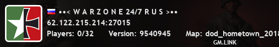 ••< W A R Z O N E 24/7 R U S >••