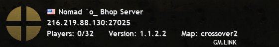 Nomad `o_ Bhop Server