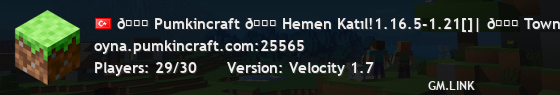 🎃 Pumkincraft 🎃 Hemen Katıl!1.16.5-1.21[]| 🌍 Towny, Market, Etkinlikler ve Daha Fazlası Seni Bekliyor!