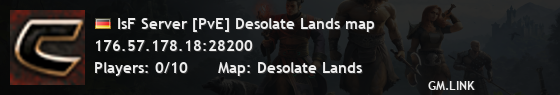 IsF Server [PvE] Desolate Lands map