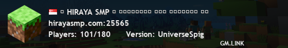 ✧ HIRAYA SMP ✧ ꜱᴜʀᴠɪᴠᴀʟ ꜱᴍᴘ ✦ꜱᴇᴀꜱᴏɴ ɪᴠ