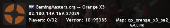 GamingMasters.org -- Orange X3
